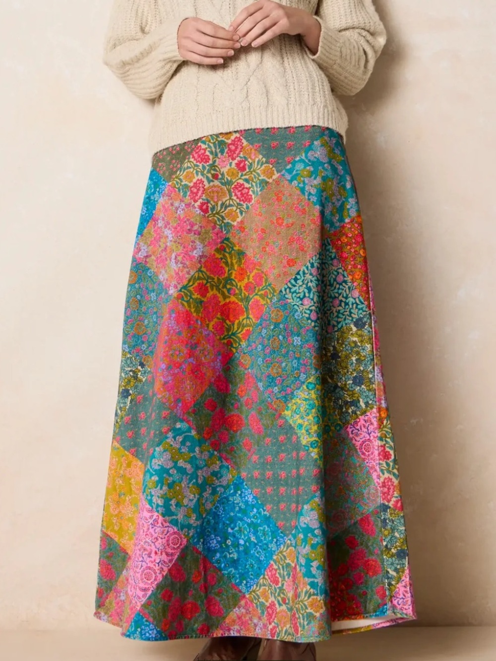NWT Natural Life Amour Velvet Maxi Skirt